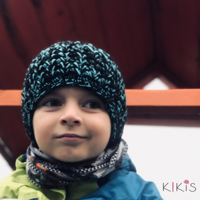 Detská zimná čiapka - V Melírka, vhodná aj pre malých Onkoláčikov 😍