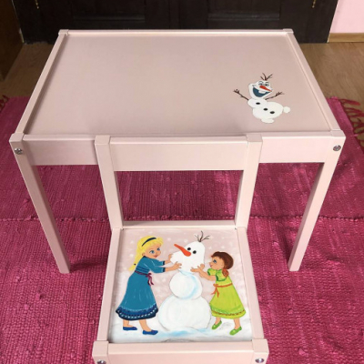 Stolík a stolička pre deti