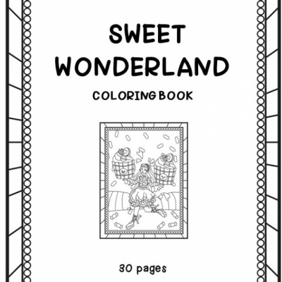 Sweet Wonderland - omaľovanky
