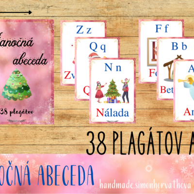 VIANOČNÁ ABECEDA - Plagáty (súbor PDF)