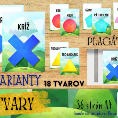 Geometrické tvary, plagáty, výzdoba triedy (Súbor PDF)