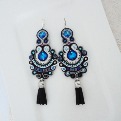 soutache náušnice