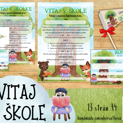 Vitaj v škole, začiatok školského roka, uvítaci list (Súbor PDF)