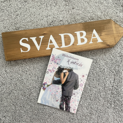 Svadobná šípka SVADBA 1